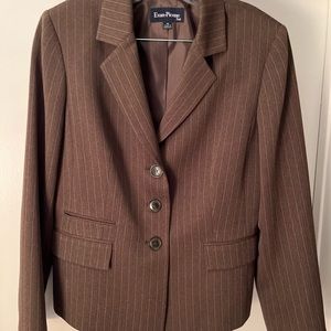 EVAN PICONE EP original!  Brown pinstripe